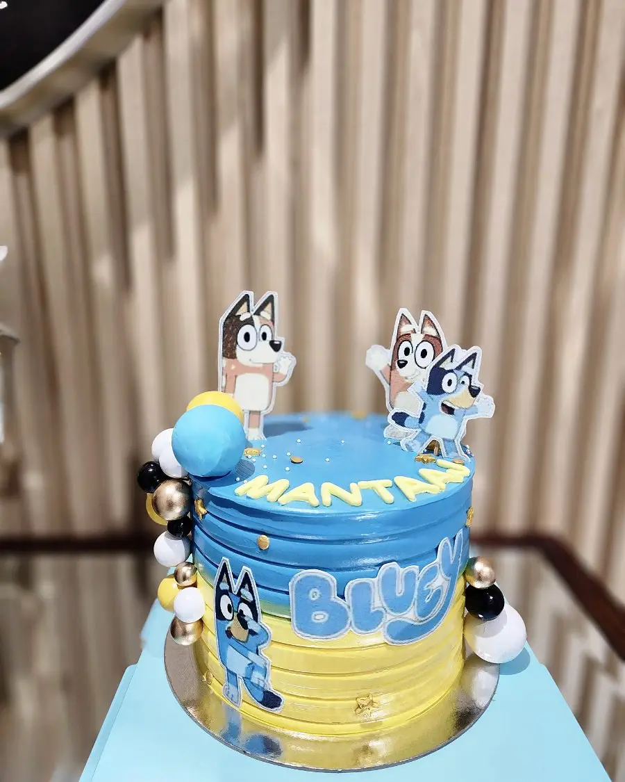 Bluey birthday cake