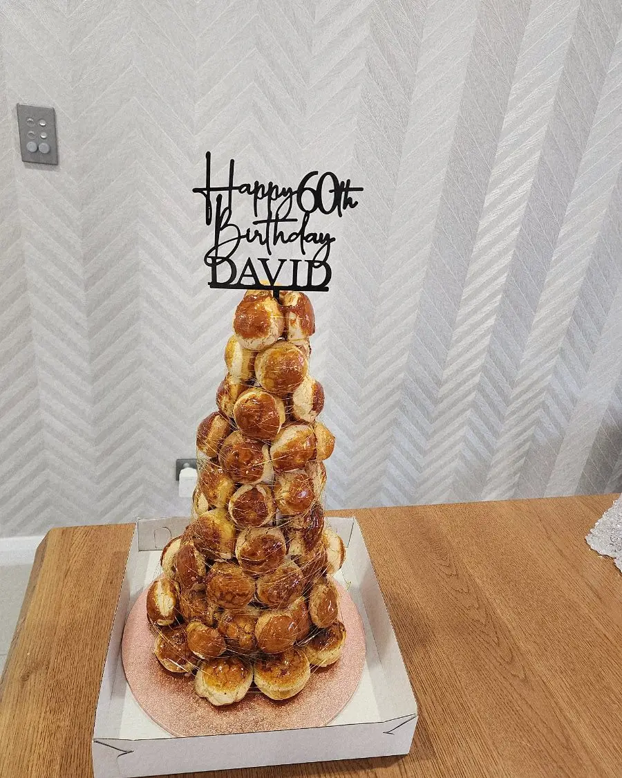 Croquembouche tower