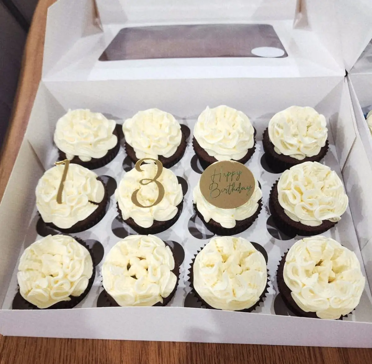 Pastel mini cupcakes